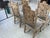 Almond 1900s Antiques Four Chairs With Faces For Sale - Image 8 of 9