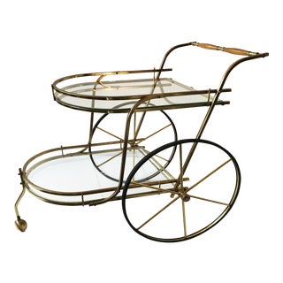 Three Wheels Bar Cart For Sale