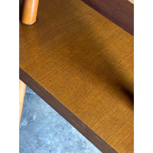 1950s 1950s t.h. Robsjohn-Gibbbings for Widdicomb Tiered Console Table For Sale - Image 5 of 12