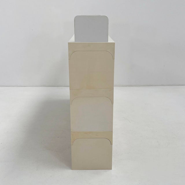 White White Modular Shelf by Olaf Von Bohr for Kartell, 1970s For Sale - Image 8 of 15