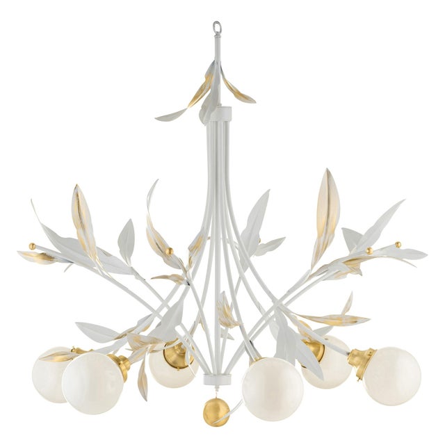 Contemporary Gulf 6-Light Chandelier by Lowcountry Originals For Sale - Image 3 of 3