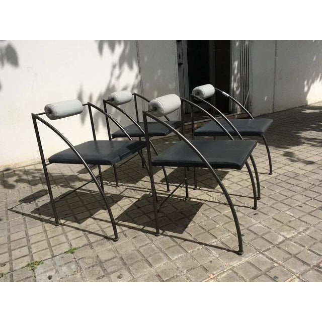 Vintage Postmodern Dining Chairs, Set of 4 For Sale - Image 4 of 16