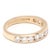 1ctw Diamond Channel Set Band, 14k Yellow Gold, Ring Size 7 For Sale - Image 4 of 7