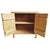 Raw Deco Oval Side Cabinet / Nightstand For Sale - Image 9 of 12