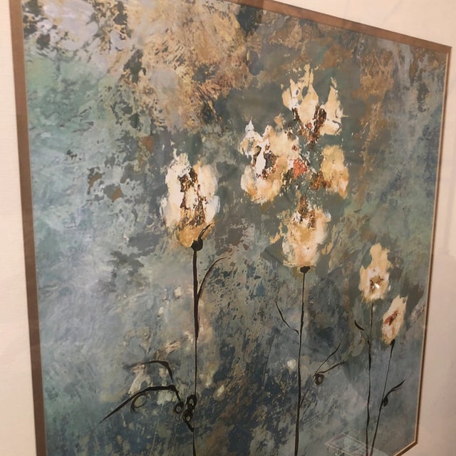 "Textures IV" Framed and Matted Lithograph For Sale In Dallas - Image 6 of 8