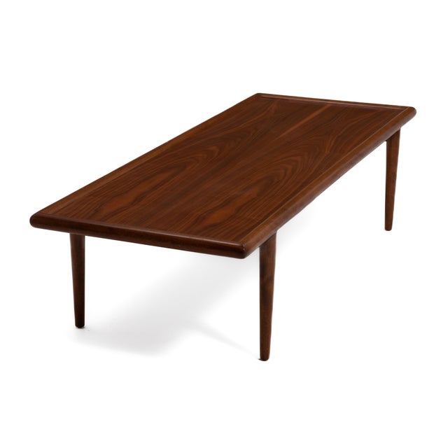 Wood T.H. Robsjohn-Gibbings Widdicomb Coffee Table Mid Century Modern Unmarked 1950s For Sale - Image 7 of 18
