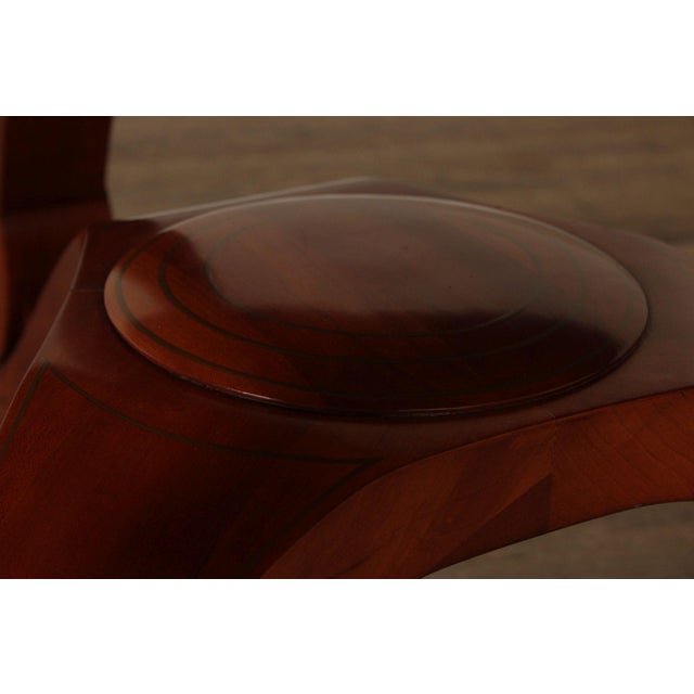 John Widdicomb Round Mahogany Dining Table Designed By Chad Womack For Sale - Image 12 of 18