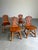 Rustic European Vintage Brutalist Tyrolean Swiss Alpine Carved Pine Dining Chairs, Set of 4 For Sale - Image 3 of 12