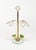 Metal Mid-Century Flower Umbrella Stand in Glass and Brass in the style of Cristal Arte, Italy, 1960s For Sale - Image 7 of 16