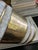Vintage Brass Wastebasket With Mother-of-Pearl Inlay For Sale In Louisville - Image 6 of 10