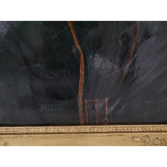 Early 20th Century French Oil Portrait Painting of a Young Women, Framed For Sale - Image 10 of 13