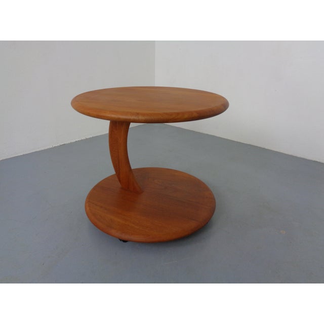 Teak Serving Trolley, Denmark, 1970s For Sale - Image 6 of 16