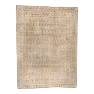 Antique Persian Kashan Rug - 09'10 X 13'04 For Sale