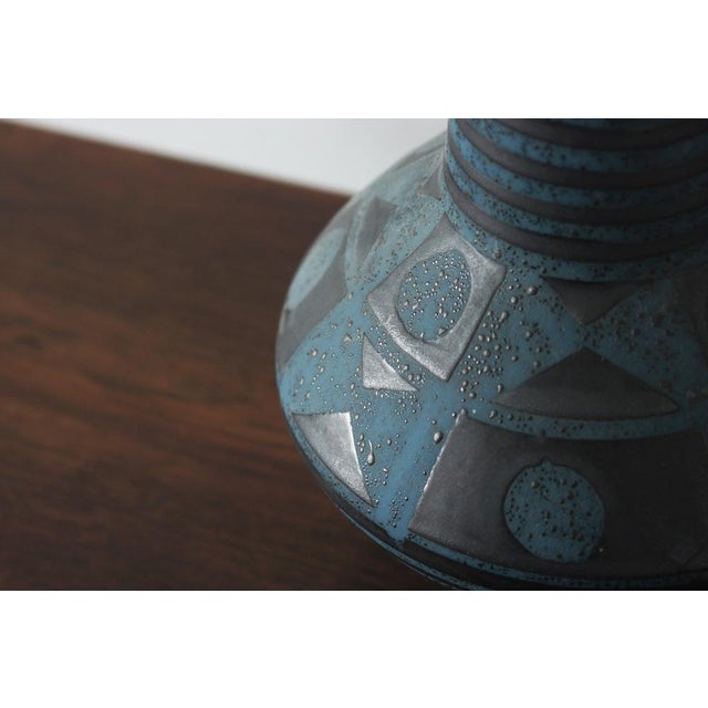 Mid-Century Ceramic Vase Decor Ankara Design Helmut Scholtis from Carstens Tonnieshof For Sale - Image 4 of 8