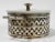 Metal Vintage Lidded Silverplate Faux Bamboo Trellis Serving Dish For Sale - Image 7 of 10