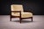 Beige Armchair in Imbuia Wood & Mohair, Michel Arnoult, 1960s For Sale - Image 8 of 10