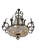 Large Mid-Century Empire Style Crystal & Gilt Metal Basket Chandelier For Sale - Image 4 of 10