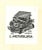 Ex Libris Merkulova is an original Artwork realized in the half of the 1950s Original B/W woodcut print on ivory-colored...