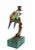 French Budgie Bird Candlestick in Porcelain For Sale - Image 5 of 10