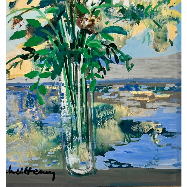 Michel Henry, Small, Charming, Fauvist Painting Michel Henry French Modernist School of Paris, 1969 For Sale In Miami - Image 6 of 10