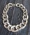 Vintage Givenchy Silver Tone Chunky Chain Necklace For Sale - Image 9 of 13