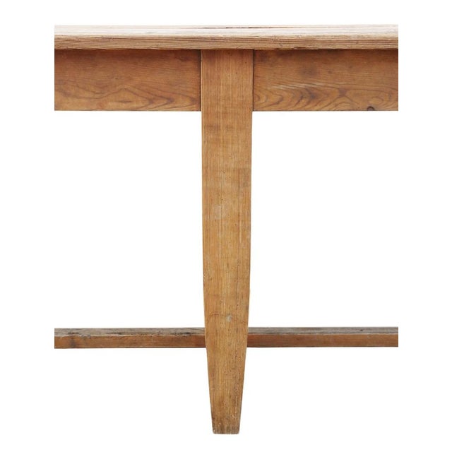 Brown Antique 19th Century Refectory Dining Table 810, 1890s For Sale - Image 8 of 13