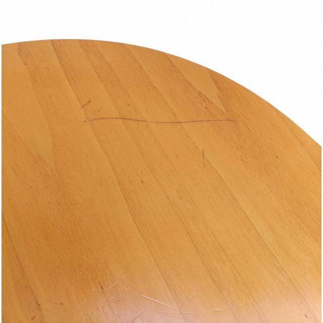 Wood Circular Brass, Copper, and Lacquered Metal Coffee Table, Italy, 1970s For Sale - Image 7 of 10