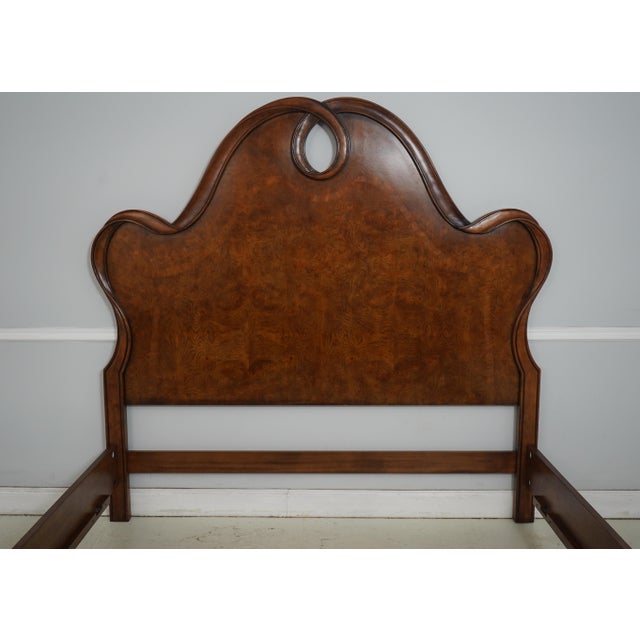 Art Nouveau Henredon King Size Art Nouveau High Back Bed For Sale - Image 3 of 17
