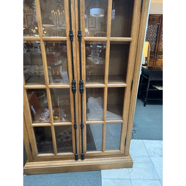 Restoration Hardware French Casement Cabinet For Sale - Image 10 of 12