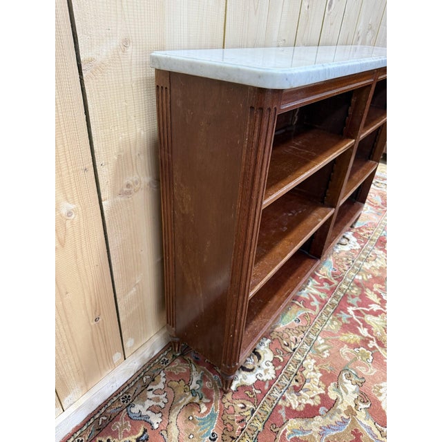 Large Louis XVI Style Bookcase, 1950s For Sale - Image 3 of 7