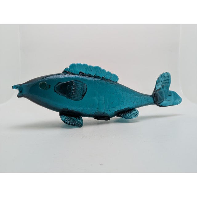 Glass Large Mid-Century Modern Murano Glass Fish from Made Murano Glass, 1960s For Sale - Image 7 of 7