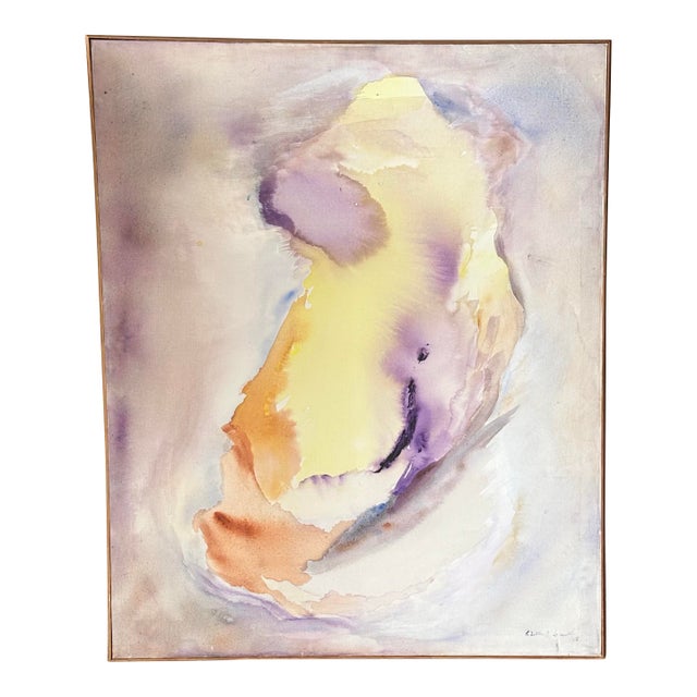 Large Abstract on Canvas by Edith A. Smith (Virginia) For Sale
