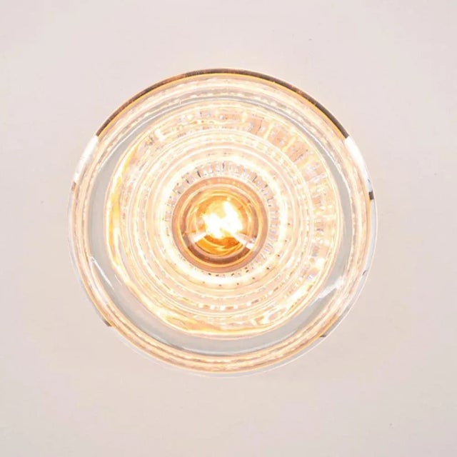 Glass Wall Sconce attributed to Cosack Leuchten, 1970s For Sale - Image 10 of 16