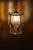 Brutalist Longobard Lantern Pendant in Hammered Glass, Italy, 1960s For Sale - Image 11 of 17
