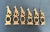 Mid 20th Century Graduated Hand-Carved Wooden Giraffe Napkin Rings – Set of 6 Made in Africa For Sale - Image 5 of 5