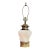 Vintage Stiffel Cream Ceramic & Brass Table Lamp, Octagonal Form For Sale