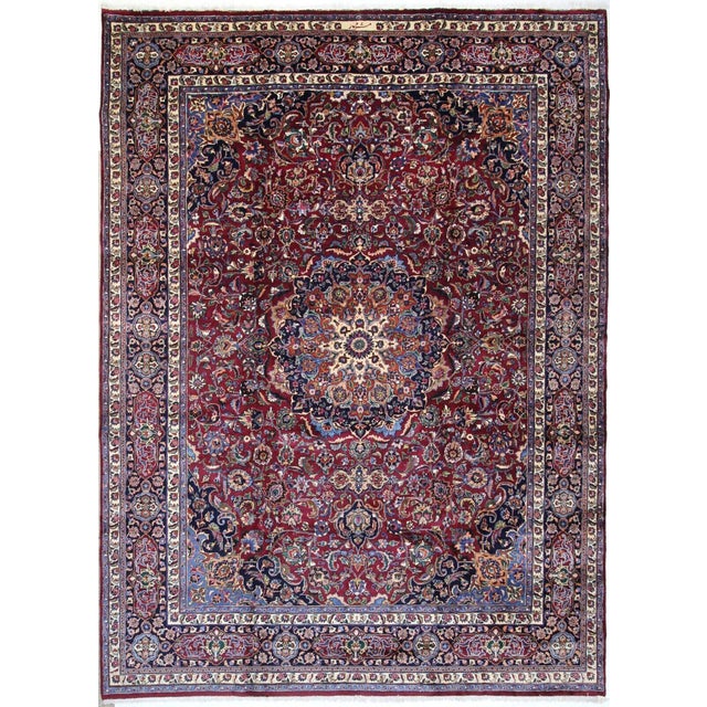 Middle Eastern Hand-Knotted Rug For Sale
