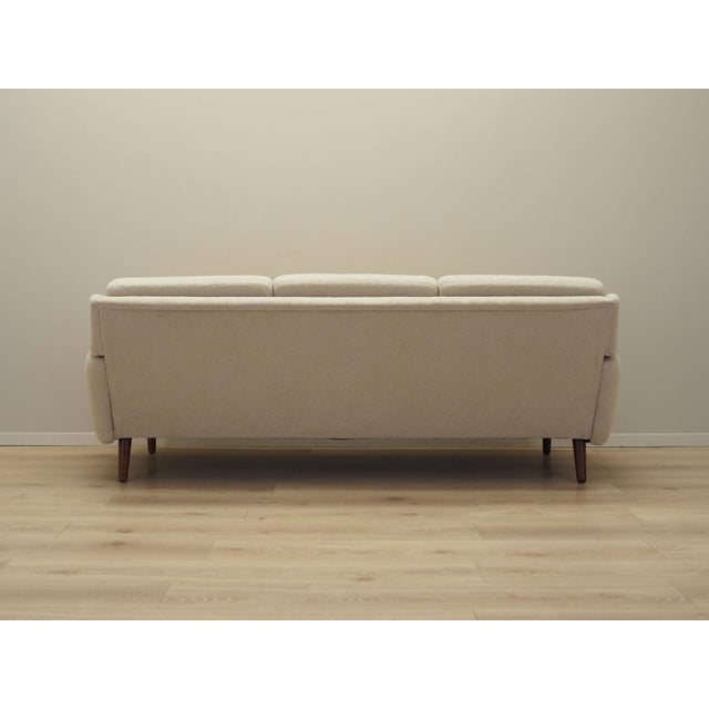 Brown Danish Cream Sofa, 1970s For Sale - Image 8 of 15