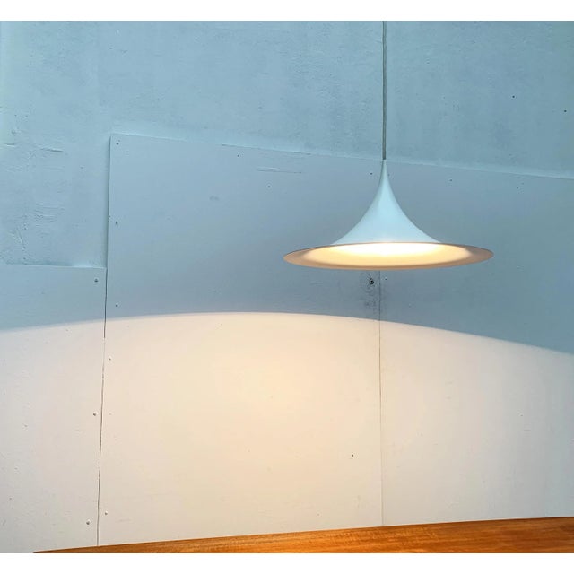 Vintage Semi Pendant Lamp by Bondrup & Thorup For Sale - Image 3 of 18