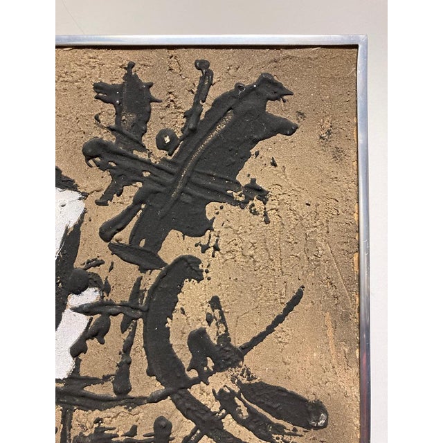 Italian Abstract Expressionist Painting by Ugo Sterpini, Signed and Dated 1958 For Sale - Image 10 of 12