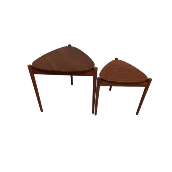 The Retro Tripod Nesting Rectangular Side Table Set of 2 is a stylish and functional addition to any living space. These...