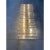 Contemporary Brass and Murano Glass Flush Mount Wall Sconces — Pair For Sale - Image 6 of 8