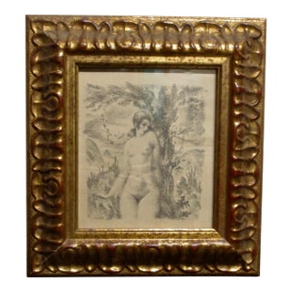 Art Deco Nude by Rudolf Urech Circa 1920s-30s Swiss For Sale