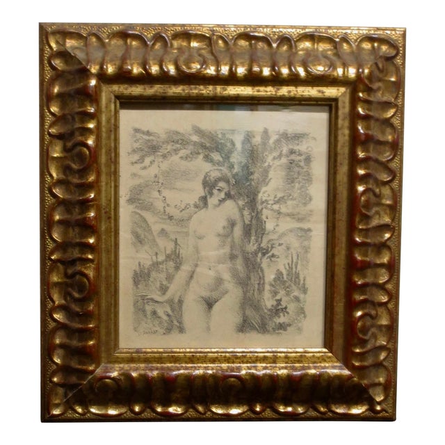Art Deco Nude by Rudolf Urech Circa 1920s-30s Swiss For Sale