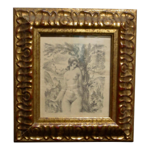 Art Deco Nude by Rudolf Urech Circa 1920s-30s Swiss