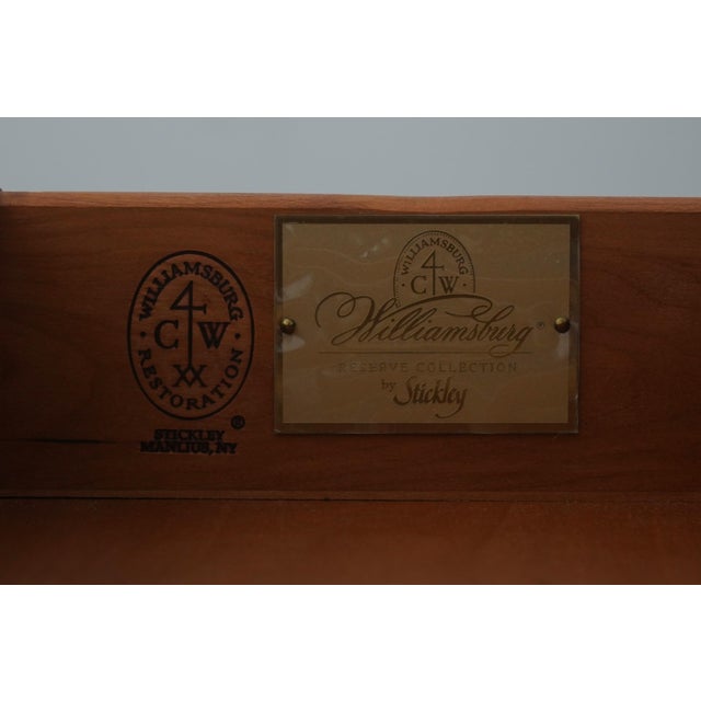 Stickley Colonial Williamsburg Wa-1014 Mahogany Gloucester Side Table For Sale - Image 17 of 18