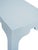 Worlds Away Matthew Izzo Home Evelyn Light Blue Linen Console Table For Sale - Image 4 of 9