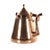 Copper teapot with handle and conical lid. This piece is designed in the style of the selected designer and/or manufacturer