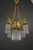 1920s Art Deco Chandelier with Glass Sticks, Vienna, 1920s For Sale - Image 5 of 18