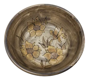 Ceramic Stoneware Bowl from Vallauris, Côte-d'Azur, France, 1970s